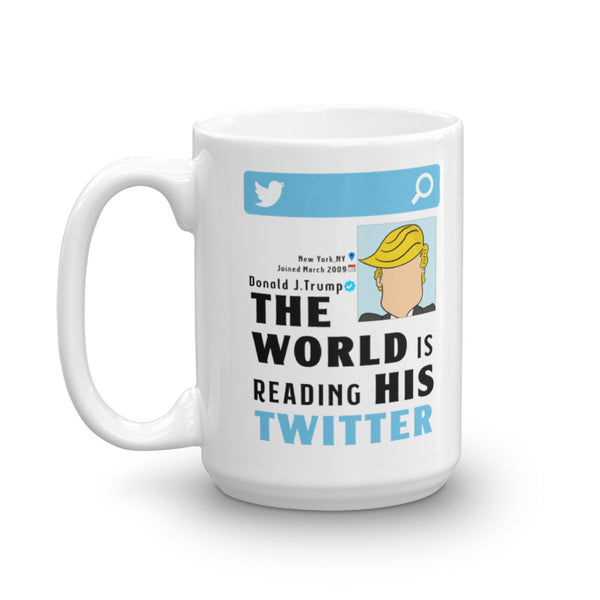 The World Is Watching His Twitter Mug