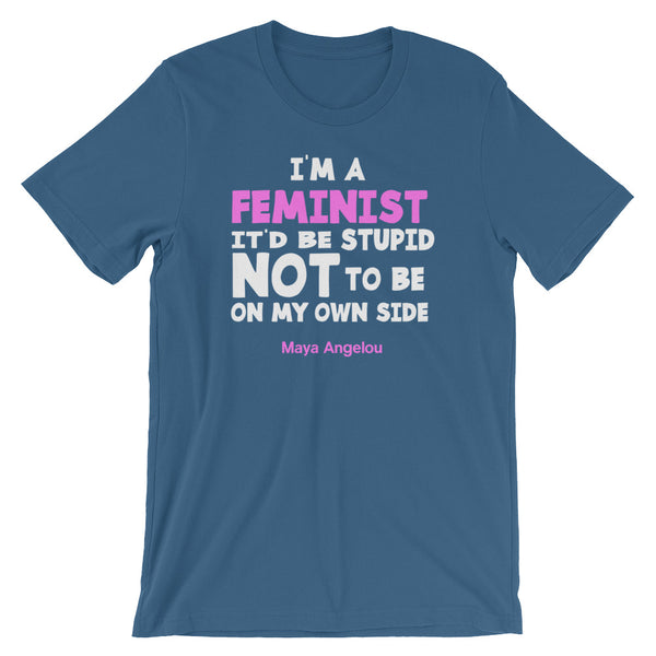 I'm A Feminist Maya Angelou Quote T-Shirt