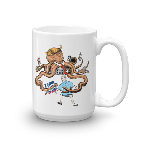 Octopus Trump, His Evil Tentacles Reaching All Mug