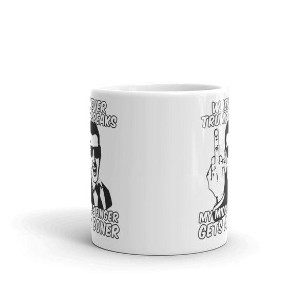 Whenever Trump Speaks My Middle Finger Gets A Boner Anti-Trump Mug