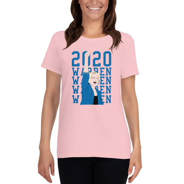 Elizabeth Warren 2020 Ladies Cut T-Shirt