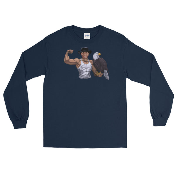 Barack Obama And The American Eagle | Long-Sleeved T-Shirt