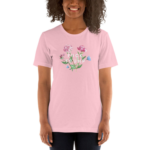 F Trump Floral T-Shirt | Anti Trump Shirts | Fuck Trump T-Shirt