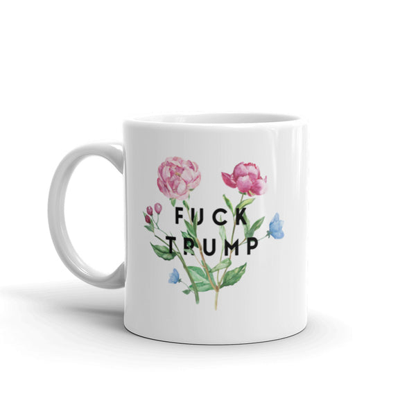 F Trump Floral Mug