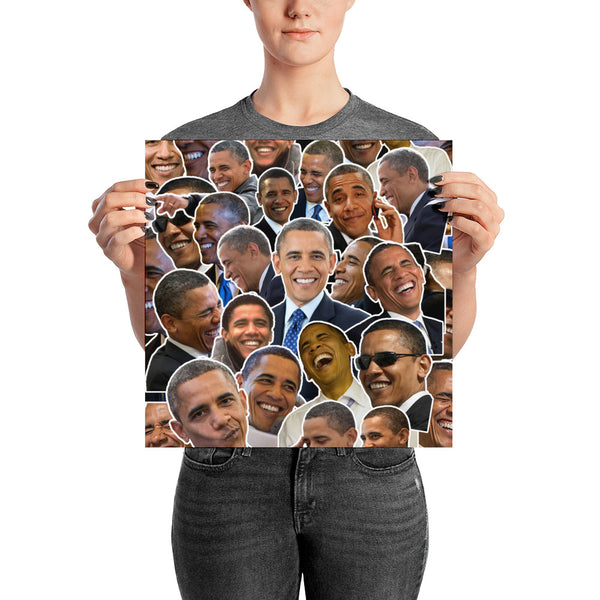 Barack Obama Smiles Poster