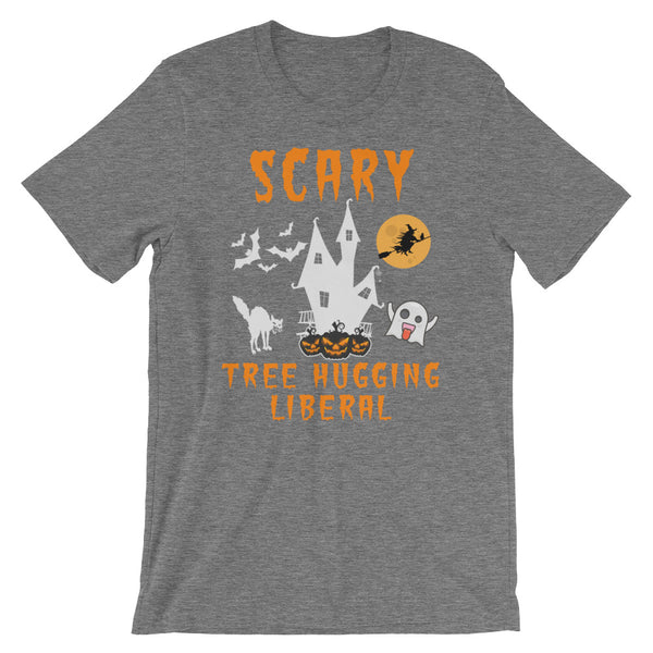 Scary Tree Hugging Liberal | Halloween T-Shirt