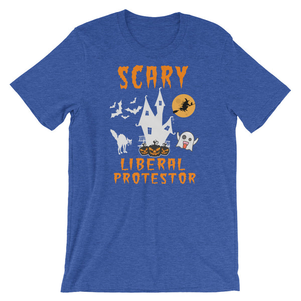 Scary Liberal Protester | Halloween T-Shirt