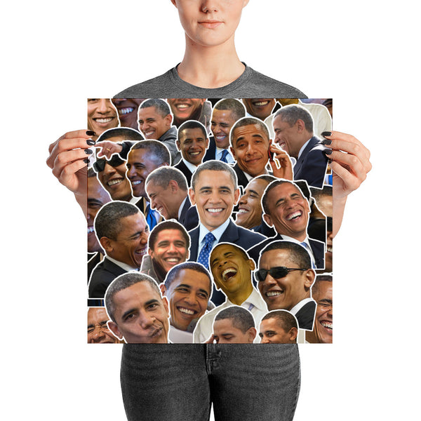 Barack Obama Smiles Poster