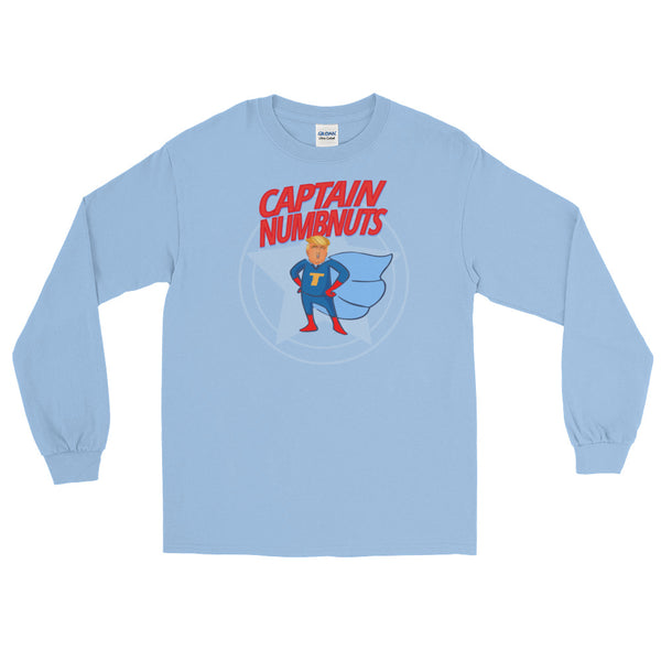 Captain Numbnuts! Long-Sleeved T-Shirt