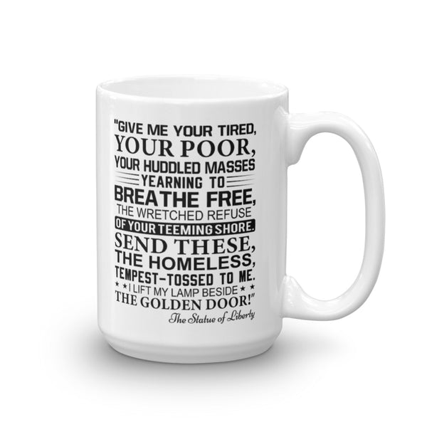 Statue Of Liberty Inscription Mug