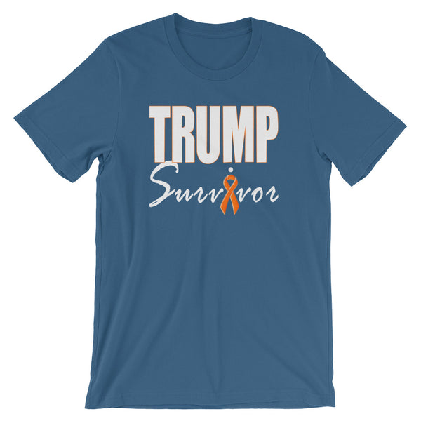 Trump Survivor T-Shirt (Blue)