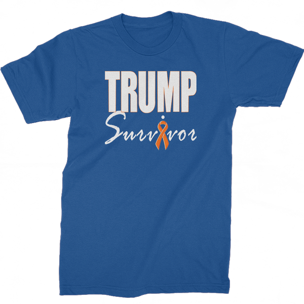 Trump Survivor T-Shirt (Blue)