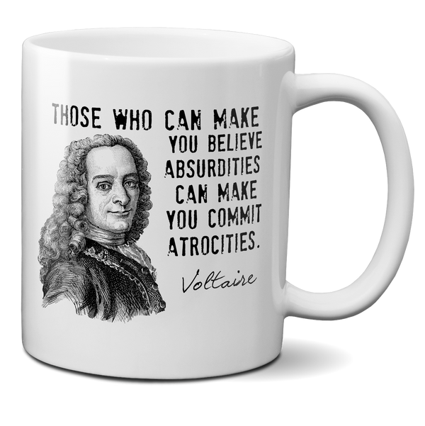 Voltaire Quotes Mug