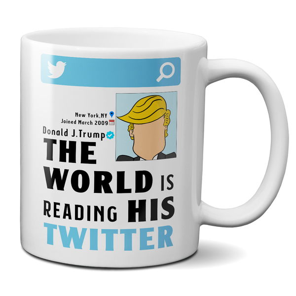 The World Is Watching His Twitter Mug